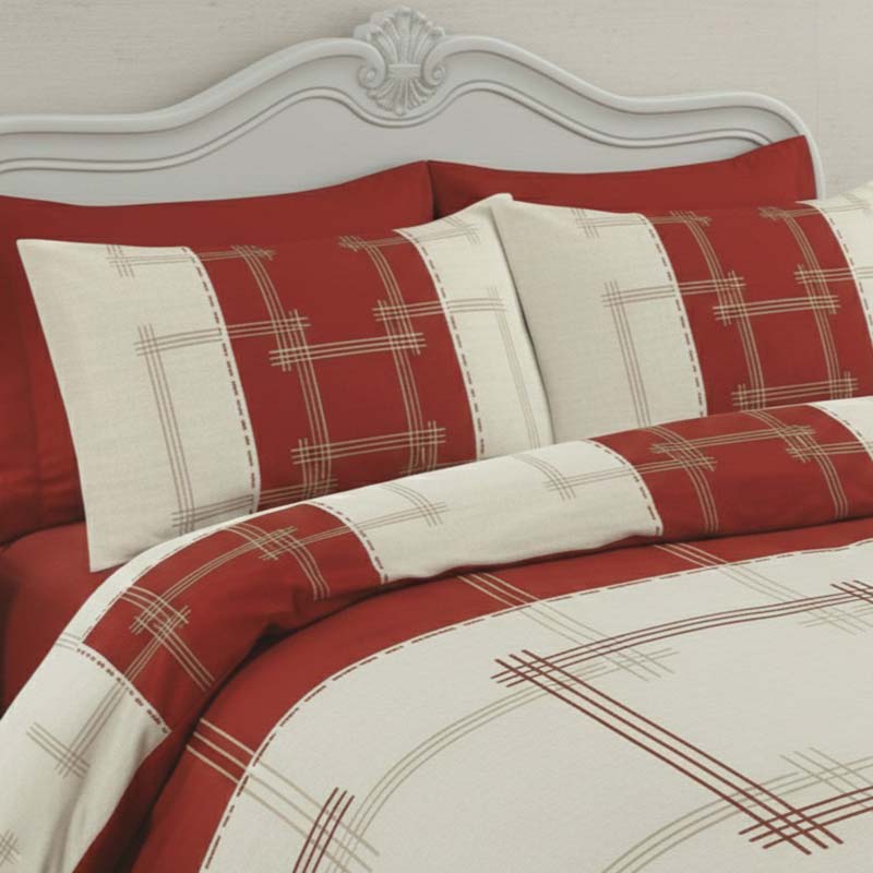 Patchwork Duvet Cover Set Vintage Style Bedding Matching Pillowcases