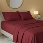 Flannelette Flat Sheet Soft Brushed Cotton Bedding for Warmth Comfort