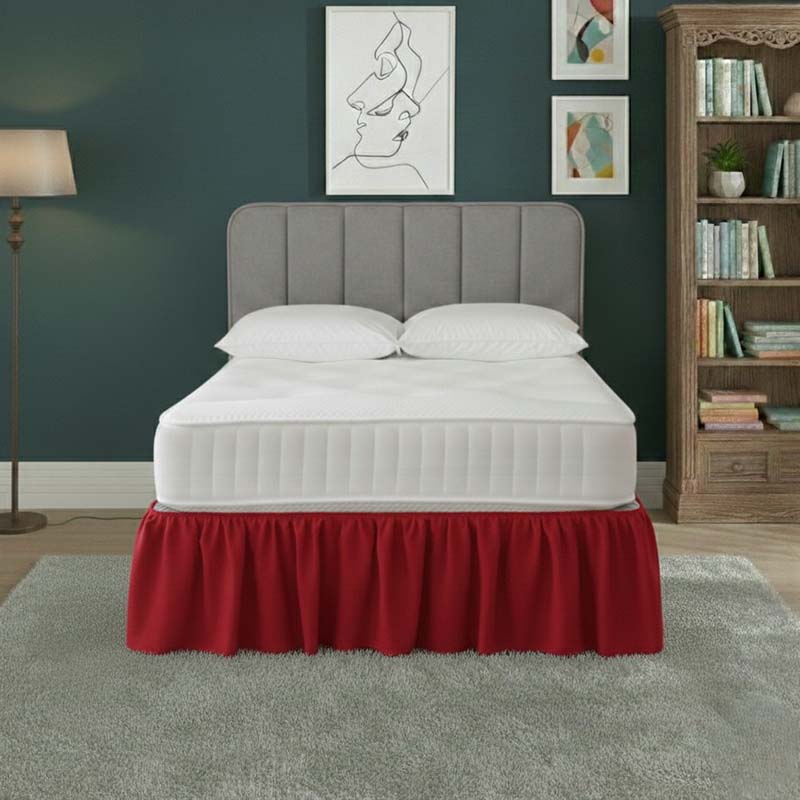 Base Valance Polycotton Sheet for Divan Beds Easy Care Bed Base Cover