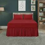 Fitted Valance Bed Sheet Polycotton Mattress Cover And Frill Easy Care