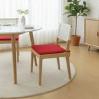 Foam Seat Pad with Ties Pack of 4 Comfortable Chair Cushion for Dining, Kitchen Garden Seating