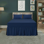 Fitted Valance Bed Sheet Polycotton Mattress Cover And Frill Easy Care