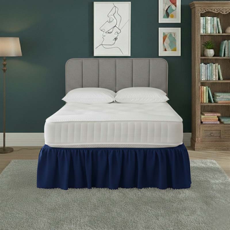 Base Valance Polycotton Sheet for Divan Beds Easy Care Bed Base Cover