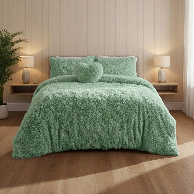 Super Fluffy Duvet Cover Ultra Soft, Cloud-Like Comfort Snug Sleep