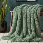 Cuddly Extra Fluffy Throw Ultra Soft Plush Blanket for Sofa Bed Home Decor
