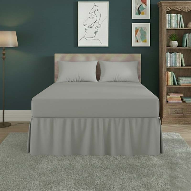 Fitted Valance Bed Sheet Polycotton Mattress Cover And Frill Easy Care