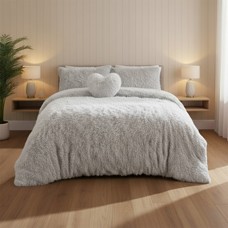 Super Fluffy Duvet Cover Ultra Soft, Cloud-Like Comfort Snug Sleep