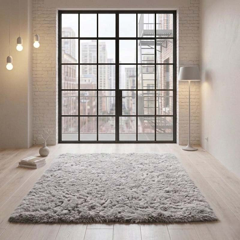 Shaggy Fluffy Rug Ultra Soft Plush Modern Floor Rug Non Slip Reverse