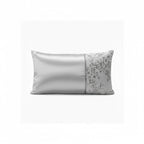 Luxury Embellished Oblong Cushion with Satin Finish Decorative Accent Pillow for Sofa And Bed