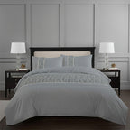 Ruffle Design Duvet Cover Soft Elegant Bedding Set with Pillowcases