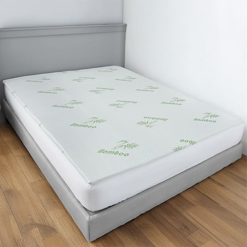 Memory Foam Mattress Topper 1 Inch Orthopedic Support Mattress Topper Removable Bamboo Zip Cover