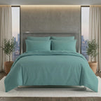 Luxury Satin Stripe Duvet Cover Set by snug city