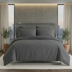Luxury Satin Stripe Duvet Cover Set by snug city