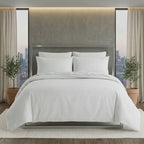 Luxury Satin Stripe Duvet Cover Set by snug city
