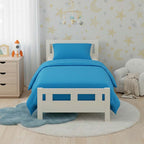 Flannelette Cotton Cot Bed Duvet Cover Set Brushed Warm Bedding Set