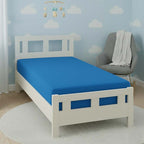 Flannelette Cot Bed Fitted Sheet Soft Brushed Cotton Bedding Comfort