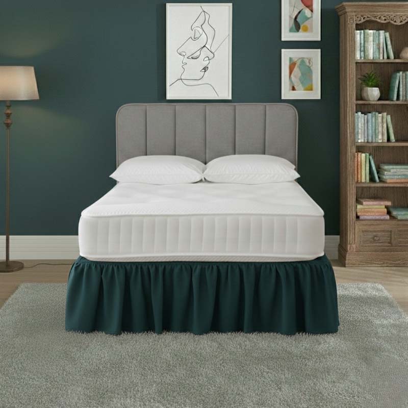 Base Valance Polycotton Sheet for Divan Beds Easy Care Bed Base Cover