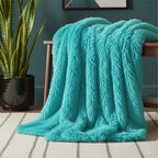 Cuddly Extra Fluffy Throw Ultra Soft Plush Blanket for Sofa Bed Home Decor
