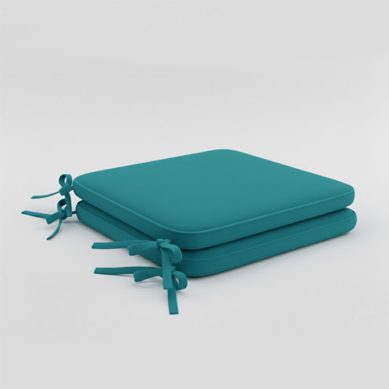 Foam Seat Pad with Ties Pack of 2 Comfortable Chair Cushion for Dining, Kitchen Garden Seating