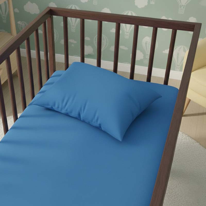 Flannelette Cot Bed Pillowcase Cover Soft Brushed Warmth And Comfort