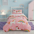 Unicorn Throw Blanket Colourful Kids Decorative Throw for Bed Or Sofa