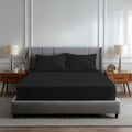 Luxury 200TC Soft Touch Fitted Sheet Bed Linen 40cm Extra Deep Skirt