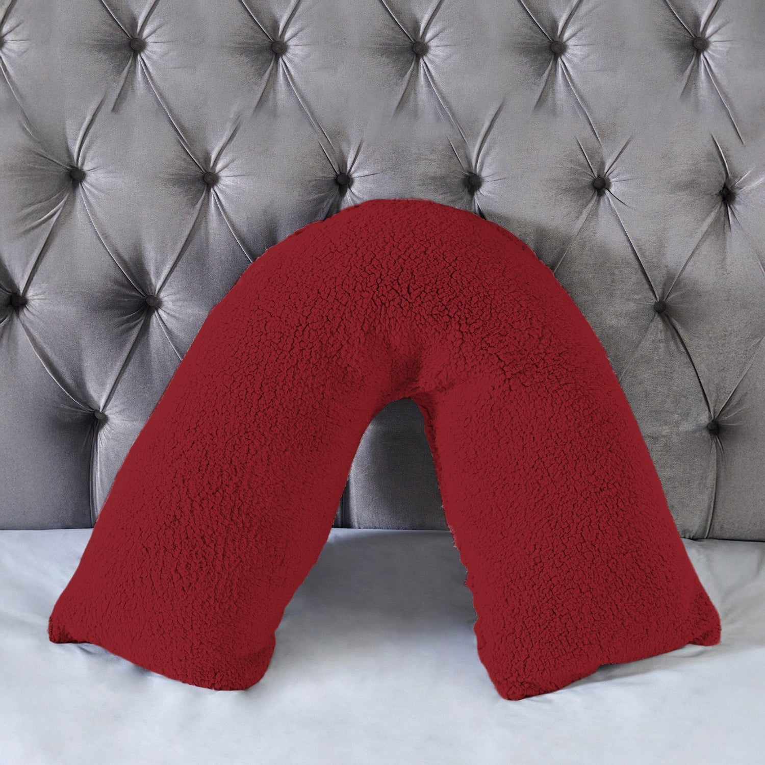 Teddy Bear Fleece Super Soft Cosy V Shape Pillowcase