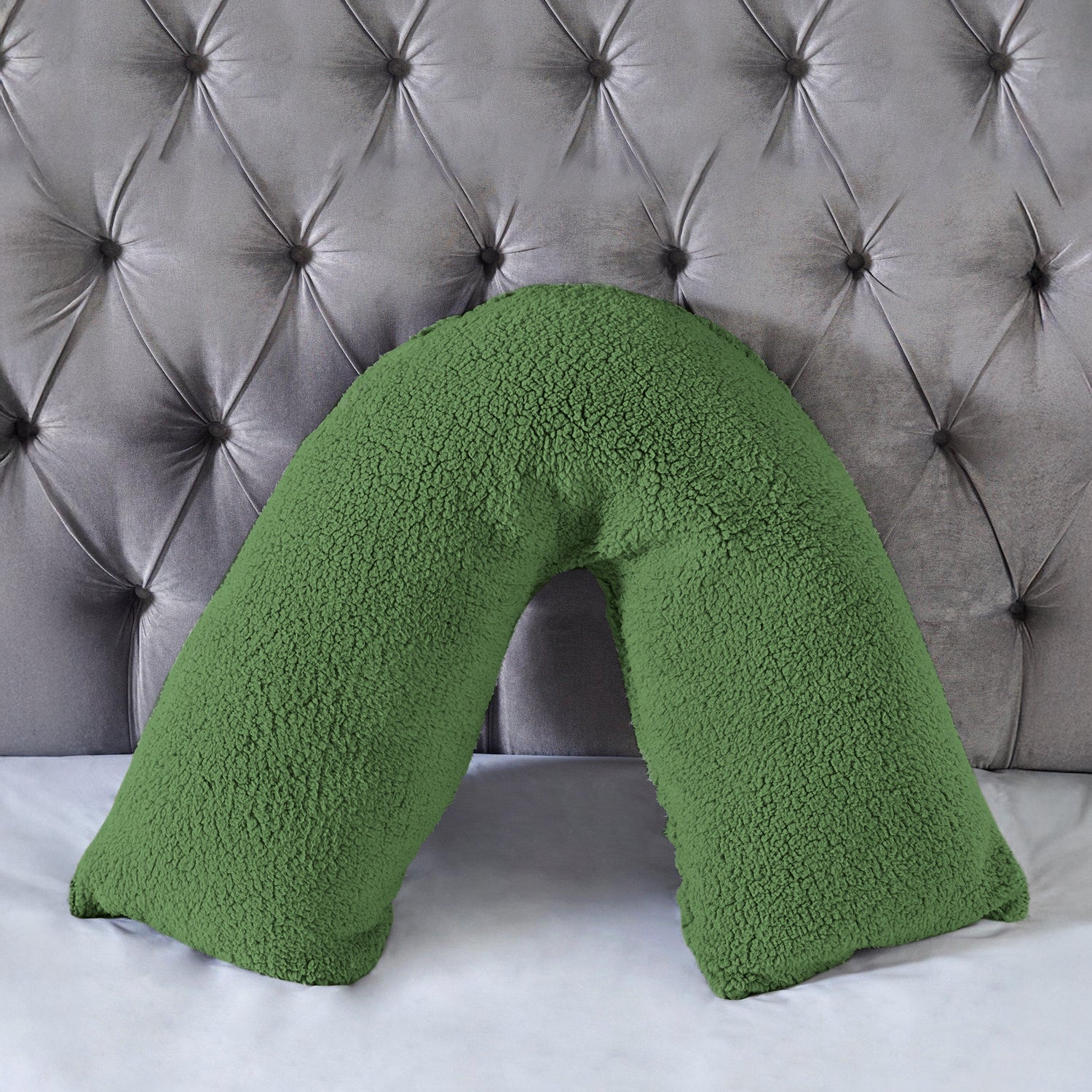 Teddy Bear Fleece Super Soft Cosy V Shape Pillowcase
