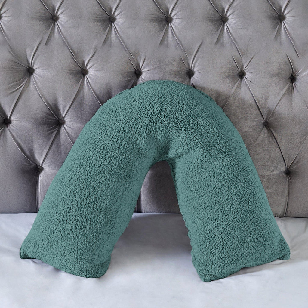 Teddy Bear Fleece Super Soft Cosy V Shape Pillowcase