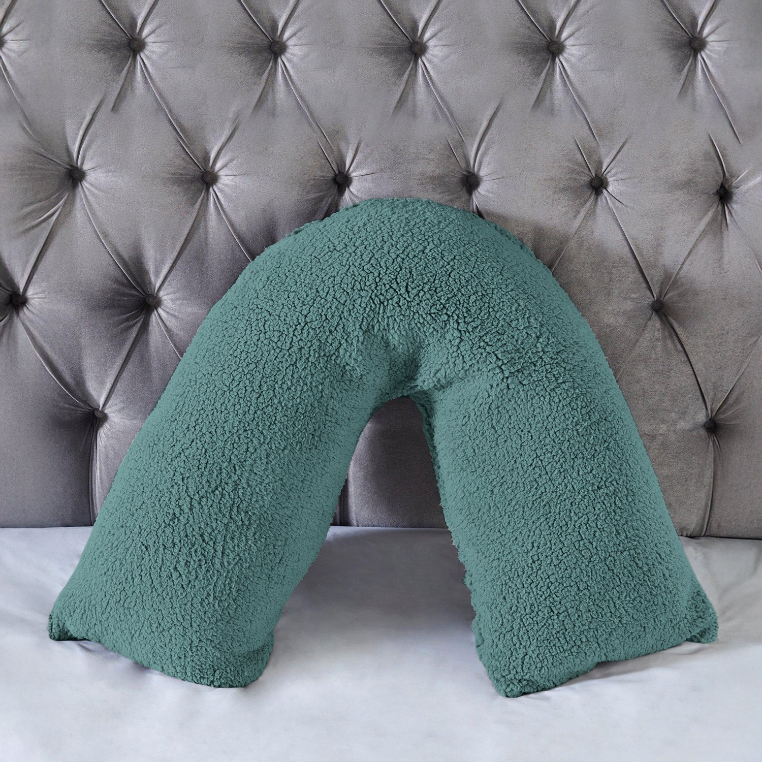 Teddy Bear Fleece Super Soft Cosy V Shape Pillowcase