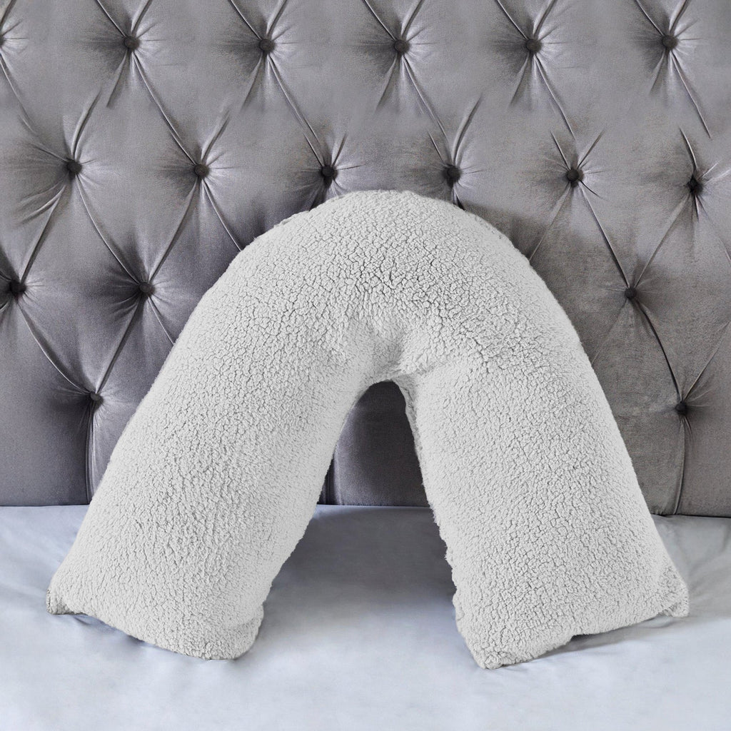 Teddy Bear Fleece Super Soft Cosy V Shape Pillowcase