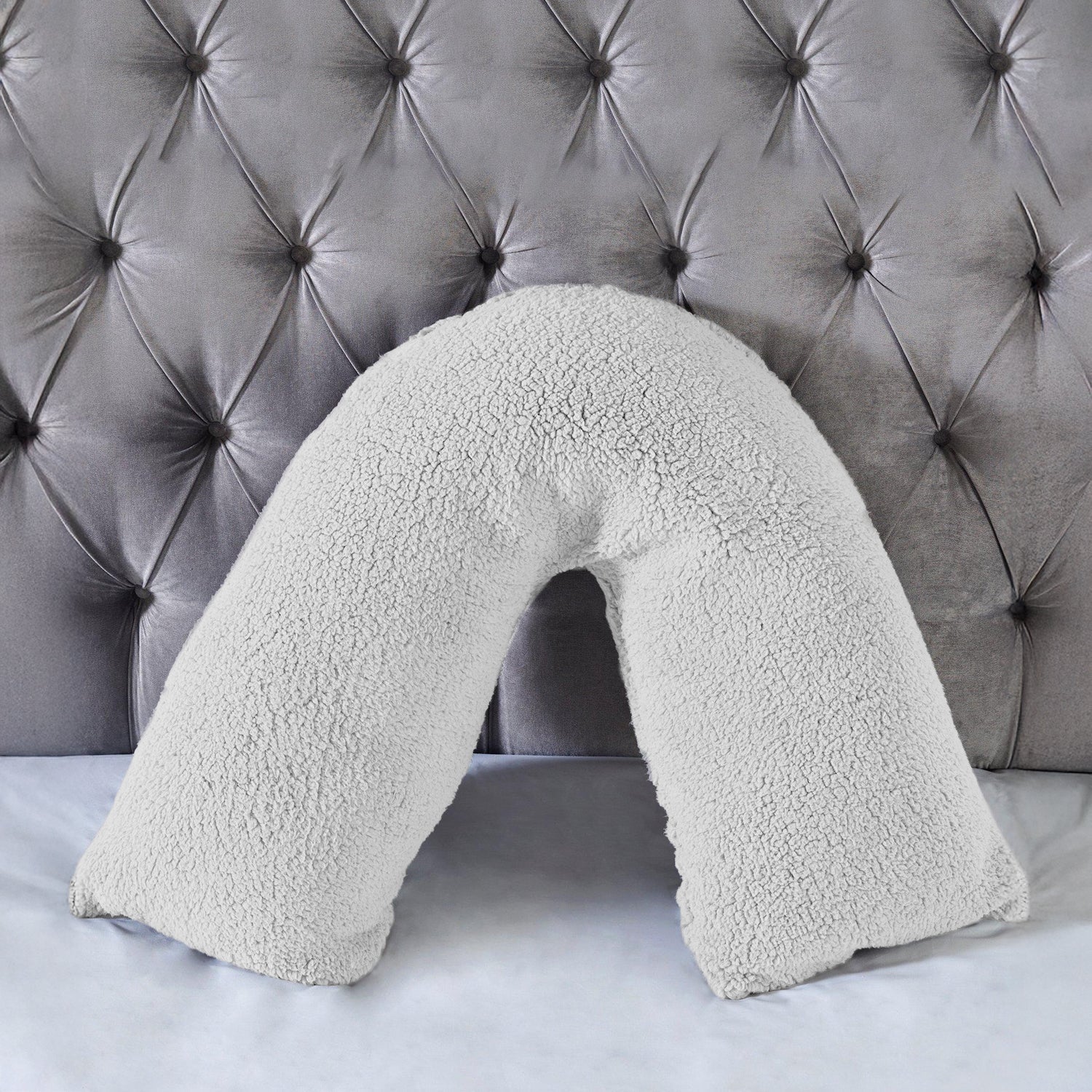 Teddy Bear Fleece Super Soft Cosy V Shape Pillowcase