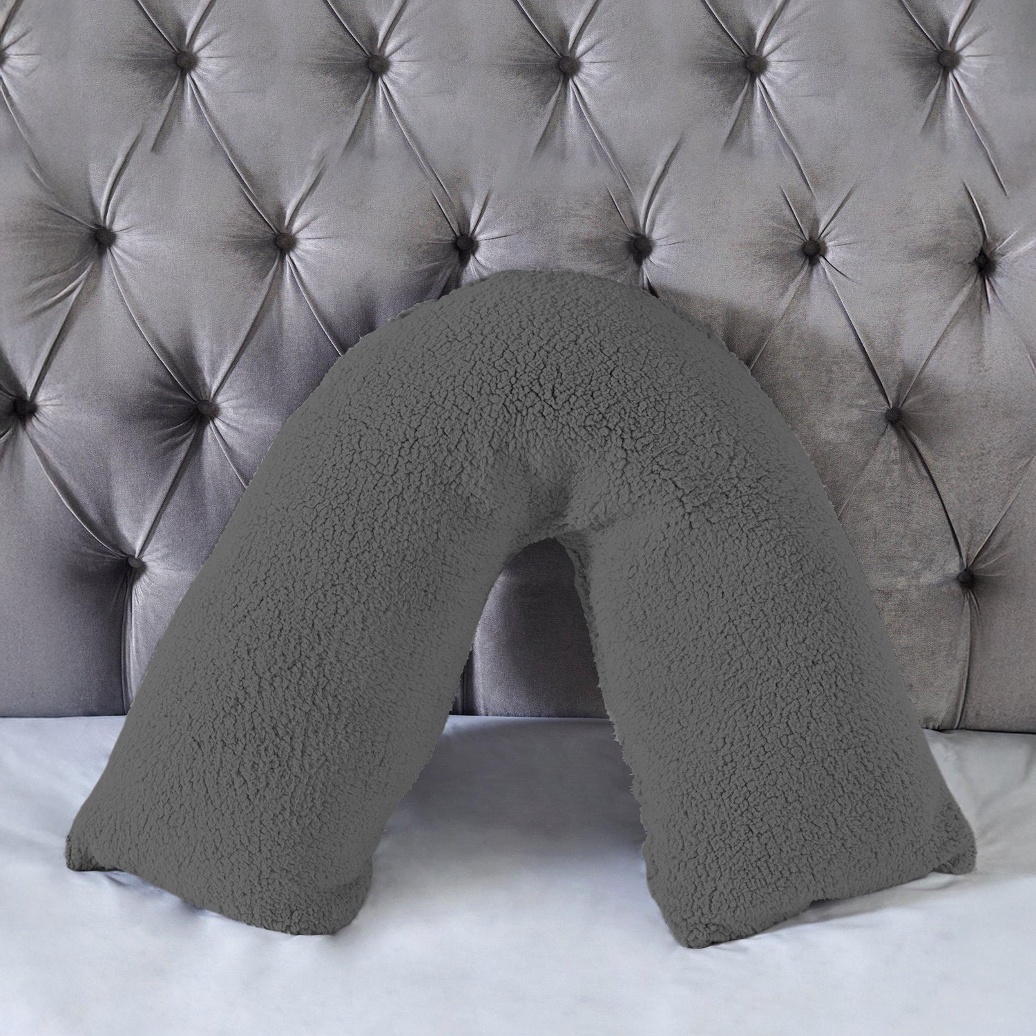 Teddy Bear Fleece Super Soft Cosy V Shape Pillowcase