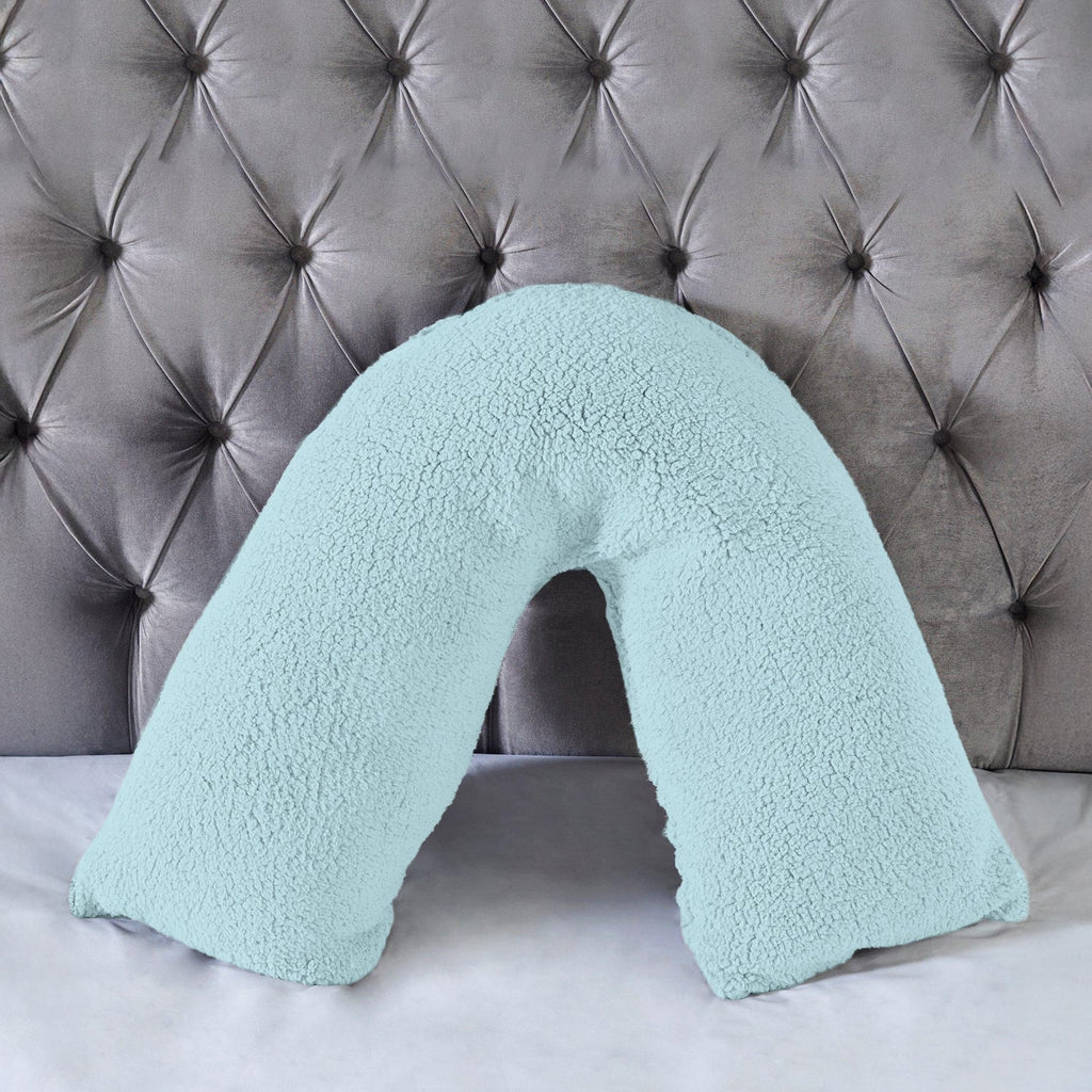 Teddy Bear Fleece Super Soft Cosy V Shape Pillowcase
