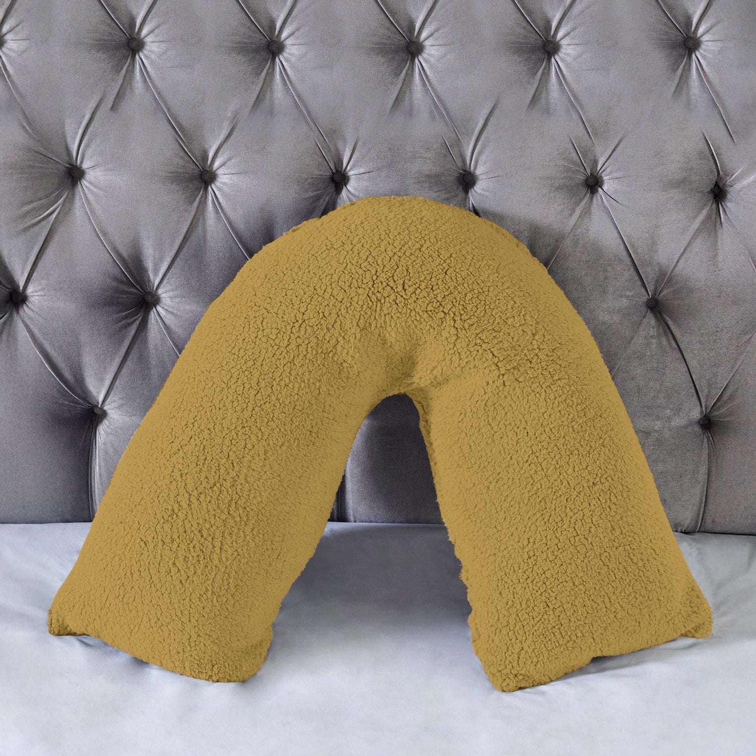 Teddy Bear Fleece Super Soft Cosy V Shape Pillowcase