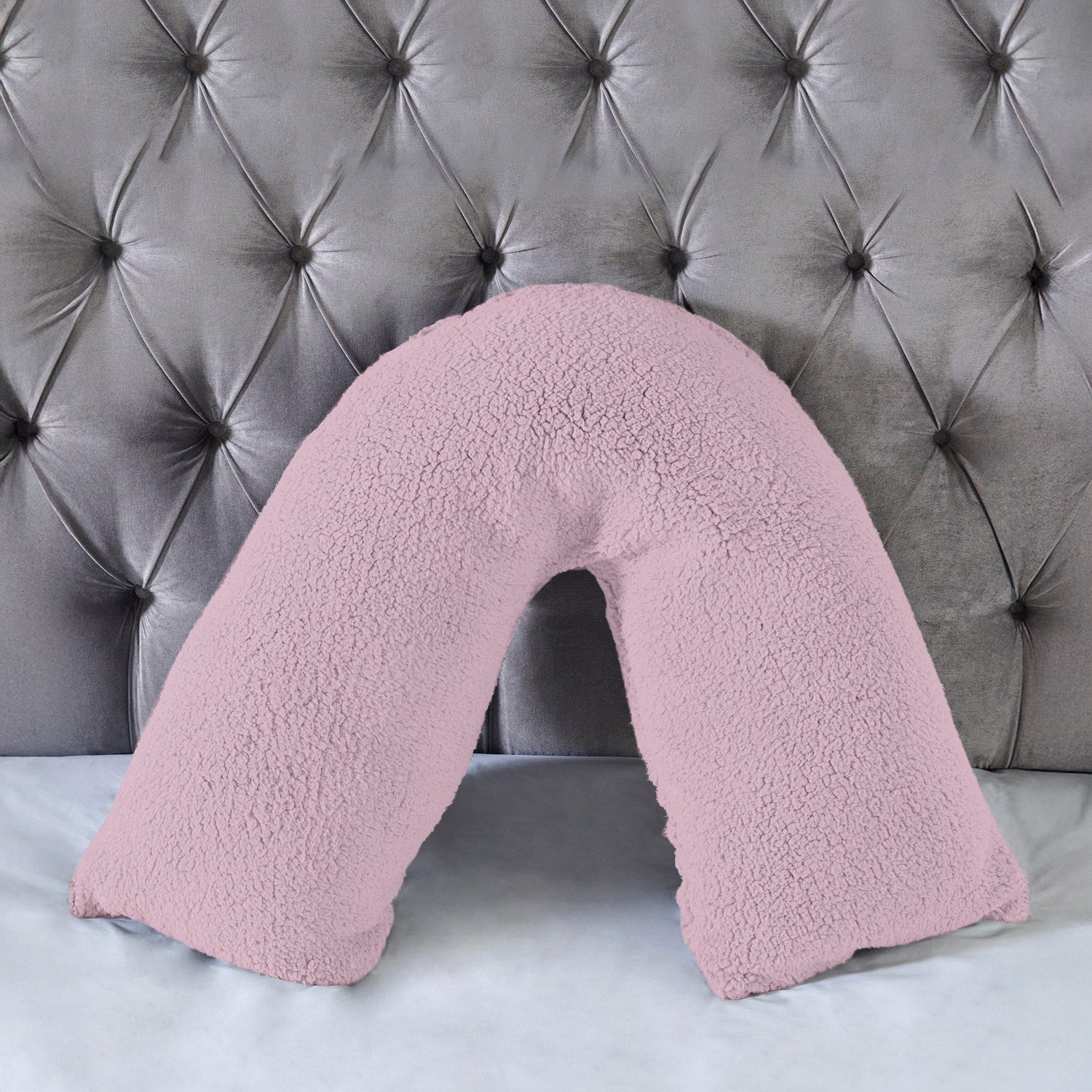 Teddy Bear Fleece Super Soft Cosy V Shape Pillowcase