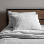 Teddy Bear Fleece Super Soft Cosy Pillow Case Pair