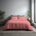 Microfibre Duvet Cover Pillowcase Set - Grey - Snug City UK