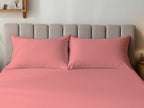 Microfibre Soft Touch Plain Dyed Housewife Pillowcase Pair