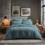 Teddy Bear Fleece Duvet Cover & Pillow Case Set