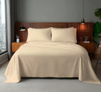 Microfibre Soft Touch Flat Sheet Plain Dyed Bed Linen