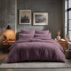 Teddy Bear Fleece Duvet Cover & Pillow Case Set
