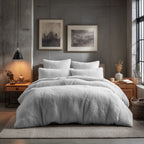 Teddy Bear Fleece Duvet Cover & Pillow Case Set