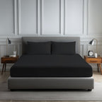 Luxury 200TC Soft Touch Fitted Sheet Bed Linen 30cm Extra Deep Skirt