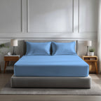 Microfibre Soft Touch Fitted Sheet 40cm Extra Deep Skirt Plain Dyed Bed Linen