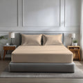 Microfibre Soft Touch Fitted Sheet 40cm Extra Deep Skirt Plain Dyed Bed Linen