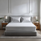 Microfibre Soft Touch Fitted Sheet 40cm Extra Deep Skirt Plain Dyed Bed Linen