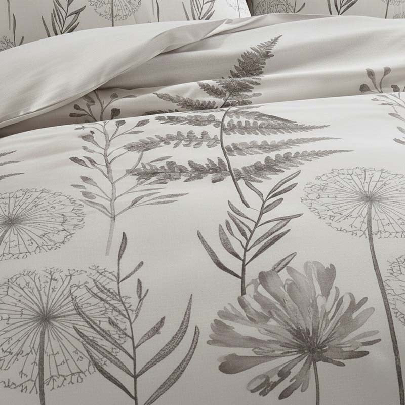 Dandelion Floral Botanical Bedding Duvet Cover And Pillowcase Set