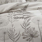 Dandelion Floral Botanical Bedding Duvet Cover And Pillowcase Set