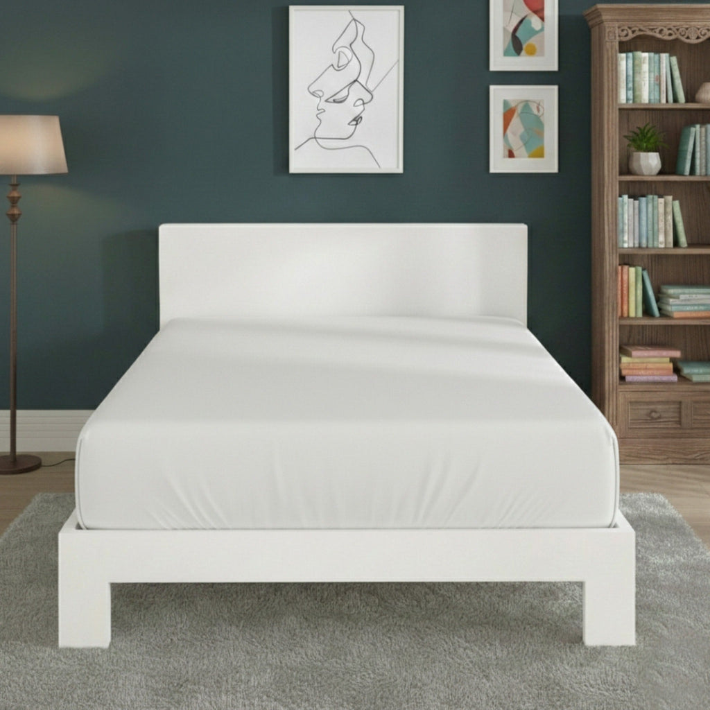 Polycotton Fitted Sheet Extra Deep 40cm Skirt Easy Care